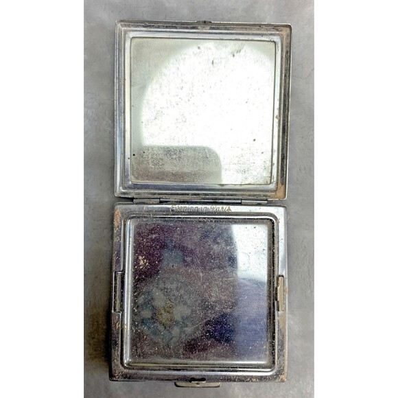 Vintage EVENING IN PARIS Bourjois Compact Mirror New York 1940s - Picture 3 of 9